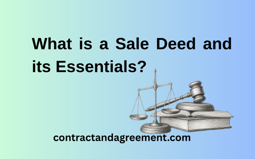 What is a Sale Deed and its Essentials?