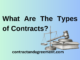 What Are The Types of Contracts?