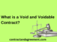 What is a Void and Voidable Contract?