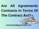 Are All Agreements Contracts In Terms Of The Contract Act?