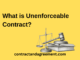 What is Unenforceable Contract?