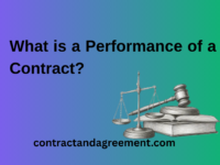 What is a Performance of a Contract?