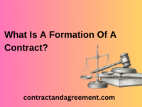 What Is A Formation Of A Contract?