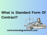 What is Standard Form Of Contract?