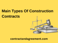 Main Types Of Construction Contracts