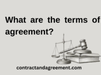 What are the terms of agreement?