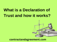 What is a Declaration of Trust and how it works?