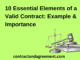 10 Essential Elements of a Valid Contract: Example & Importance