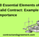 10 Essential Elements of a Valid Contract: Example & Importance
