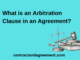 What is an Arbitration Clause in an Agreement?