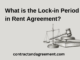 What is the Lock-in Period in Rent Agreement?