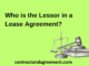 Who is the Lessor in a Lease Agreement?