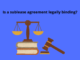 Is a sublease agreement legally binding?