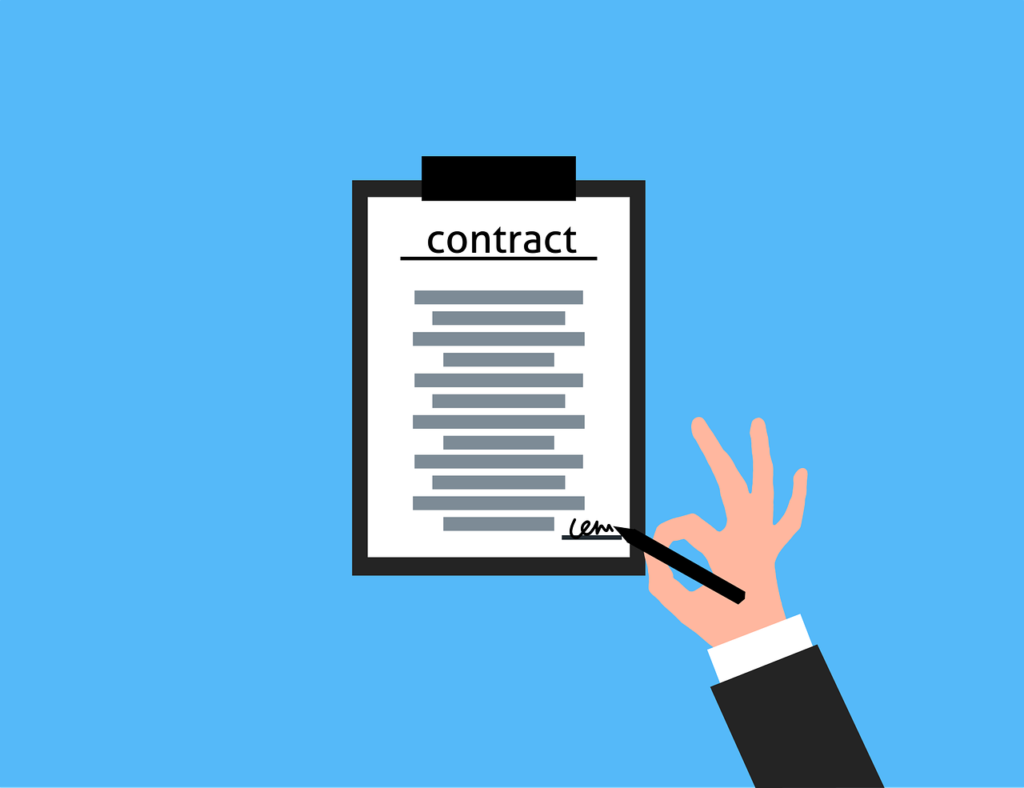 How are Contracts usually Signed- Image